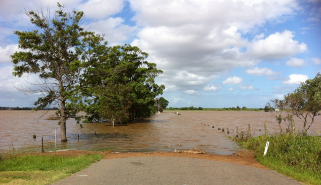 Image of flooded road
