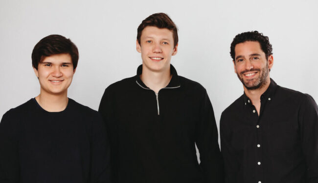 Float co-founders L to R: Griffin Keglevich, Ruslan Nikolaev and Rob Khazzam.
