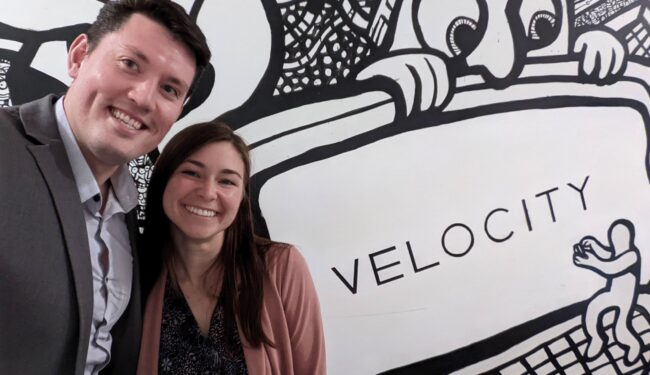 Image of co-founders Sydney and Oleksiy